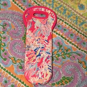 Lilly Pulitzer wine koozie